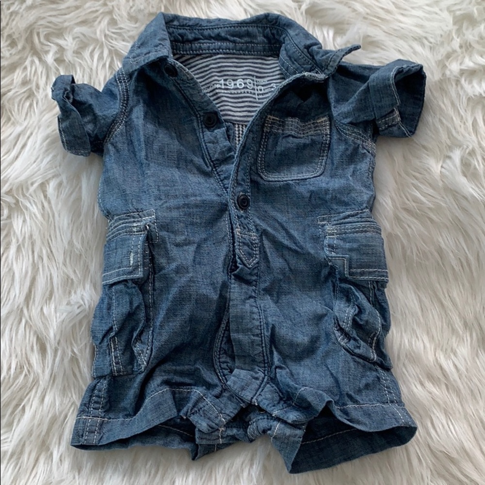 Chambray romper